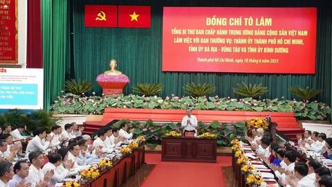 Tổng Bí thư Tô Lâm: TP. Hồ Chí Minh - Một siêu đô thị mới đang hiện ra trước mắt