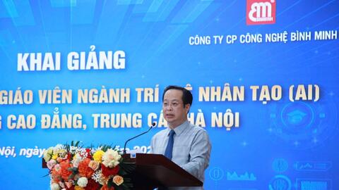 Hà Nội khai giảng khóa tập huấn giáo viên ngành trí tuệ nhân tạo