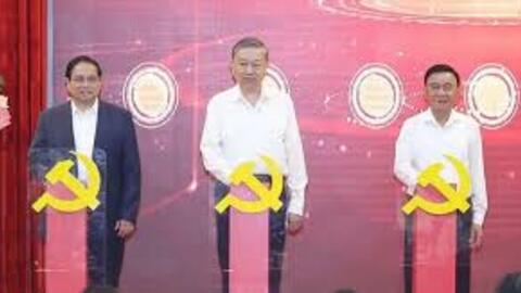 Tổng Bí thư Tô Lâm dự lễ khai trương 3 nền tảng số