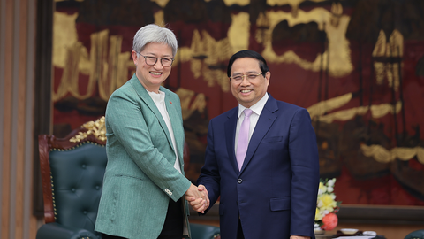 Thủ tướng tiếp Bộ trưởng Ngoại giao Australia Penny Wong