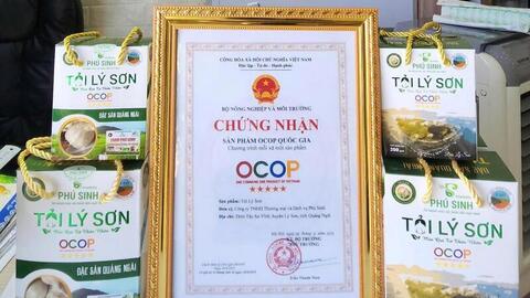 Quảng Ngãi: Nỗ lực đưa đặc sản OCOP vươn ra thị trường quốc tế