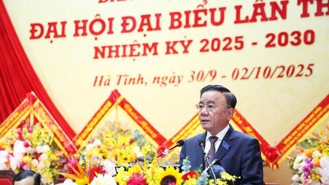 Thường trực Ban Bí thư: Hà Tĩnh phấn đấu là cực tăng trưởng mới của Bắc Trung Bộ