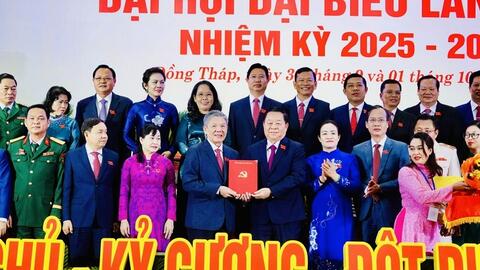 Bí thư  Vĩnh Long được chỉ định giữ chức Bí thư Tỉnh ủy Đồng Tháp