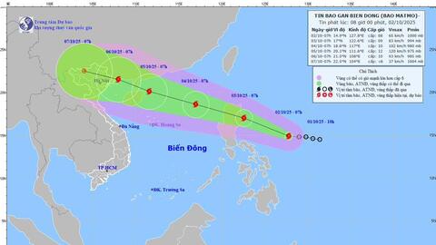 Bão số 11 dự báo đổ bộ trực tiếp vào nước ta, miền Bắc mưa to nhiều ngày liên tiếp