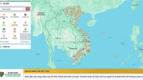 Ra mắt Bản đồ Nông sản Việt tại tuần lễ nông sản Việt Nam