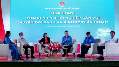 Thanh niên khởi nghiệp gắn với chuyển đổi xanh và kinh tế tuần hoàn