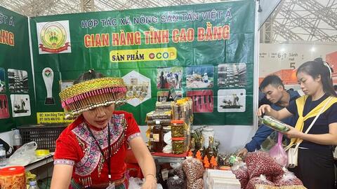 Nông sản Cao Bằng ghi dấu ấn tại Hội chợ mùa Thu lần thứ nhất - 2025