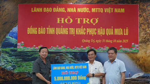 Trung ương hỗ trợ Quảng Trị 5 tỷ đồng khắc phục hậu quả thiên tai