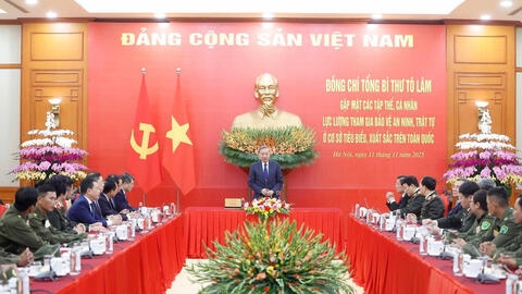 Tổng Bí thư Tô Lâm gặp mặt điển hình lực lượng tham gia bảo vệ an ninh, trật tự ở cơ sở