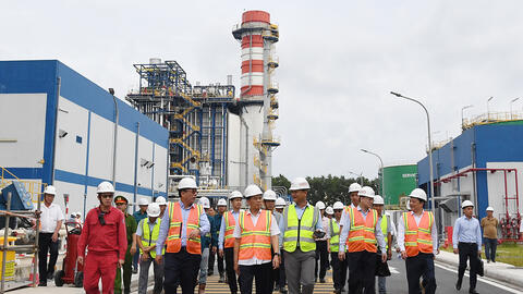 Phó Thủ tướng Bùi Thanh Sơn kiểm tra tiến độ dự án Nhà máy điện Nhơn Trạch 3, 4