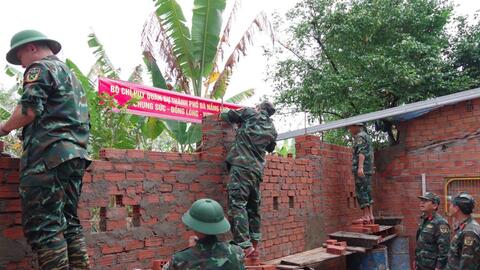 Đà Nẵng hoàn thành sửa chữa nhà hư hỏng do bão lũ