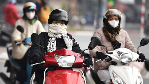 Bắc Bộ và Bắc Trung Bộ rét đậm; Nam Bộ ngày nắng, đêm có mưa vài nơi