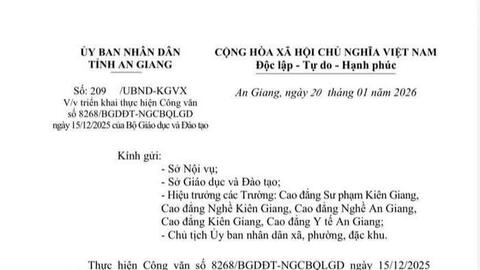 An Giang tiếp tục rà soát, bổ nhiệm, thăng hạng chức danh nghề nghiệp giáo viên