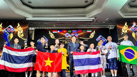 Đoàn học sinh Việt Nam đạt thành tích xuất sắc tại ITMC quốc tế