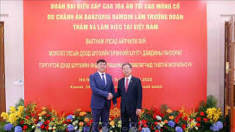 Tòa án Việt Nam – Mông Cổ thúc đẩy quan hệ hợp tác