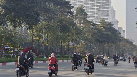 Bắc Bộ trời rét, Trung Bộ có mưa vài nơi, Nam Bộ ngày nắng