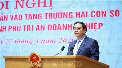 Thủ tướng chủ trì Hội nghị Doanh nghiệp góp phần vào tăng trưởng hai con số