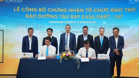 Việt Nam có tổ chức đào tạo bảo dưỡng tàu bay theo chuẩn châu Âu