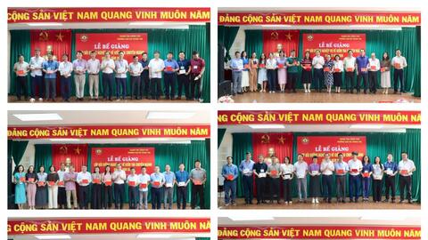 Bế giảng lớp bồi dưỡng nghiệp vụ về kiểm tra chuyên ngành