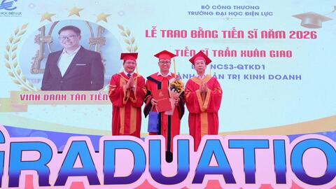 Trường Đại học Điện lực: Tổ chức Lễ tốt nghiệp đợt 1 năm 2026