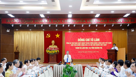 Tổng Bí thư, Chủ tịch nước Tô Lâm: Tái định vị không gian phát triển Quảng Trị với chiến lược “vươn Đông tỏa Tây”