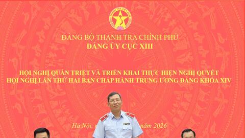 Đảng ủy Cục XIII triển khai thực hiện Nghị quyết Hội nghị Trung ương 2 khóa XIV