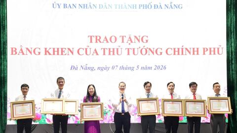Thanh tra thành phố Đà Nẵng nhận Bằng khen của Thủ tướng Chính phủ