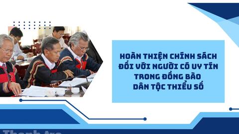 Hoàn thiện chính sách đối với người có uy tín trong đồng bào dân tộc thiểu số