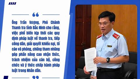 Thanh tra tỉnh Bắc Ninh: Đưa pháp luật vào thực tiễn từ cơ sở