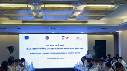 Hội nghị hoàn thiện dự thảo Luật Ngân sách Nhà nước hợp nhất