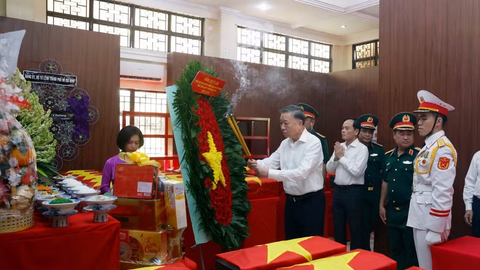 Thư của Tổng Bí thư, Chủ tịch nước Tô Lâm nhân dịp kỷ niệm 79 năm Ngày Thương binh - Liệt sỹ