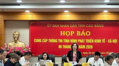 Công nghiệp giữ nhịp tăng trưởng kinh tế Cao Bằng