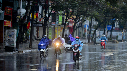 Nhiều khu vực mưa dông, cục bộ có nơi mưa to đến rất to