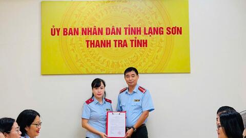 Thanh tra tỉnh Lạng Sơn bổ nhiệm cán bộ lãnh đạo cấp phòng