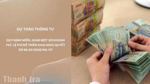 Thanh tra Chính phủ góp ý dự thảo Thông tư miễn, giảm một số khoản phí, lệ phí