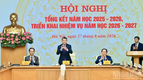 Thủ tướng Chính phủ Lê Minh Hưng chủ trì Hội nghị tổng kết năm học 2025 - 2026, triển khai nhiệm vụ năm học 2026 - 2027