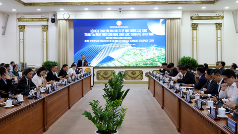 TPHCM tham vấn nhà đầu tư về xây dựng Trung tâm phát triển công nghệ chiến lược