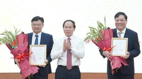 Phó Thủ tướng Lê Tiến Châu trao Quyết định bổ nhiệm 2 Phó Tổng Thanh tra Chính phủ