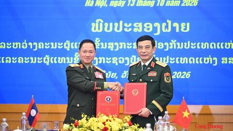 Việt Nam - Lào: Ký kết Kế hoạch hợp tác quốc phòng năm 2027