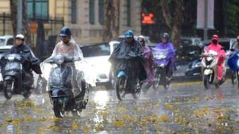 Nhiều khu vực có mưa rào rải rác, cục bộ có nơi mưa to