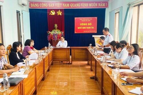 Quảng Ngãi: Nhiều vi phạm được phát hiện và xử lý kịp thời qua công tác thanh tra