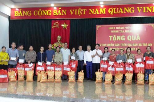 Thanh tra thành phố Đà Nẵng vận động ủng hộ đồng bào xã Trà My bị ảnh hưởng do ngập lụt