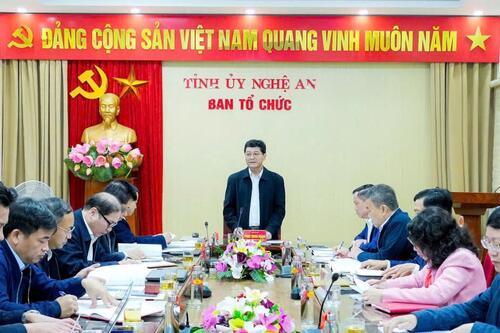 Bí thư Tỉnh ủy Nghệ An: Nhìn thẳng hạn chế, siết chặt kỷ cương từ gốc công tác cán bộ
