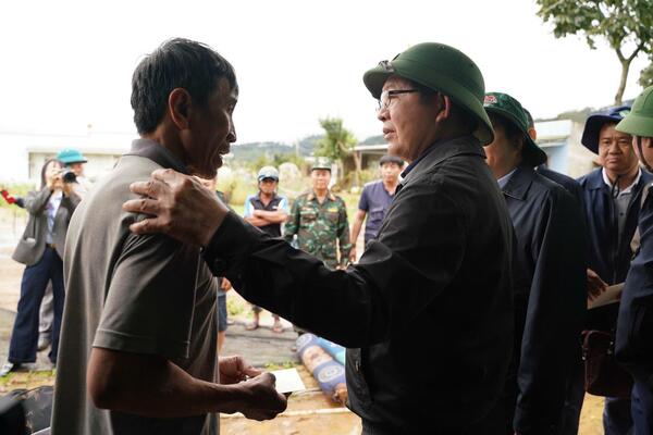 Lâm Đồng: Phó Thủ tướng kiểm tra công tác phòng, chống thiên tai, sạt lở và ngập lụt trên địa bàn tỉnh