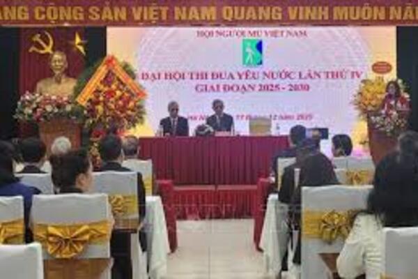 Thi đua đổi mới, sáng tạo vì sự phát triển bền vững của cộng đồng người mù