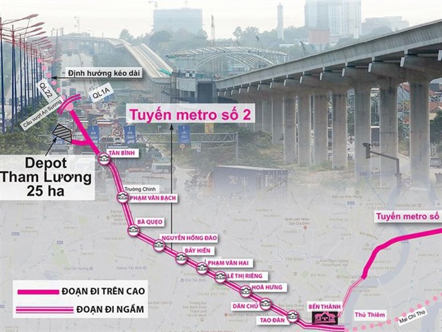 Giải phóng mặt bằng đạt gần 100%, tuyến metro số 2 vẫn phải lùi đích tới 2030 - ảnh 1