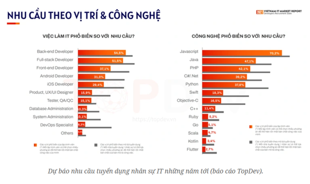 Trong ngành Công nghệ thông tin, đây là vị trí được dự đoán có nhu cầu tuyển dụng nhiều nhất thời gian tới: Lương tới 80 triệu đồng/tháng - Ảnh 3.