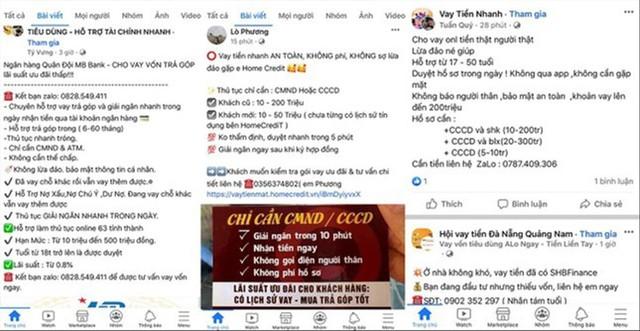 Vay tiền qua mạng, coi chừng sập bẫy - Ảnh 1.