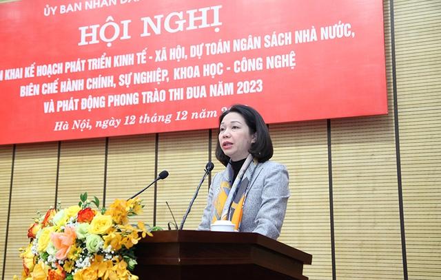 Hà Nội giao chỉ tiêu, quyết tâm hoàn thành mục tiêu phát triển năm 2023 - Ảnh 3.