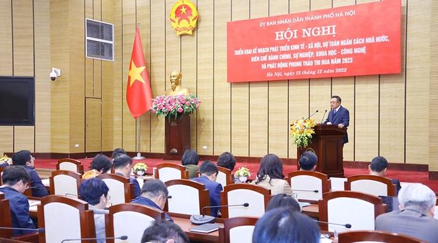 Hà Nội giao chỉ tiêu, quyết tâm hoàn thành mục tiêu phát triển năm 2023 - Ảnh 5.